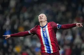 九游网页版-哈兰德为挪威国家队首发38次